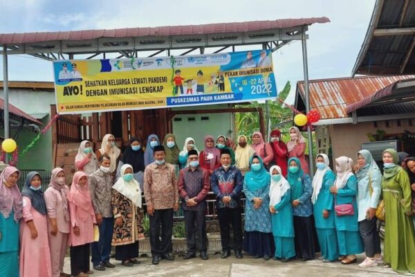 Lounching Pekan Imunisasi Dunia (PID) Puskesmas Pauh Kambar