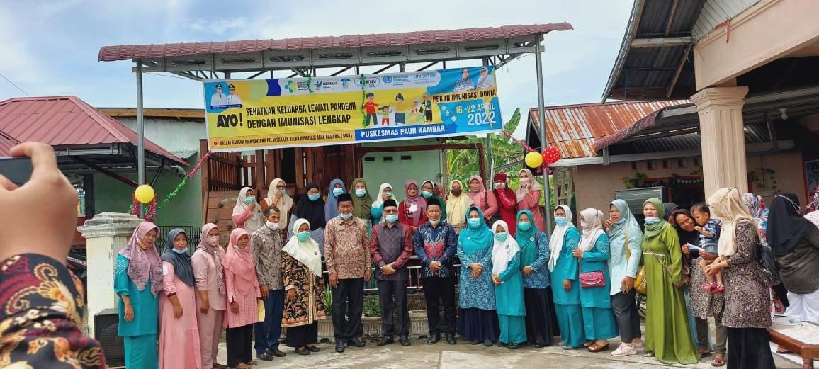 Lounching Pekan Imunisasi Dunia (PID) Puskesmas Pauh Kambar