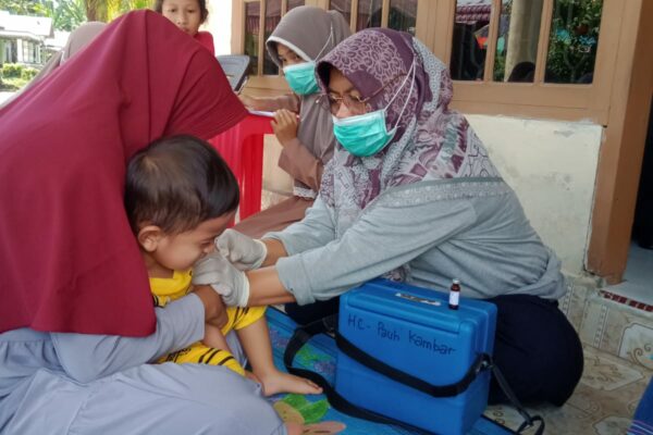 Pelaksanaan Posyandu Bayi dan Balita di Korong Bayur Wilayah Kerja Puskesmas Pauh Kambar