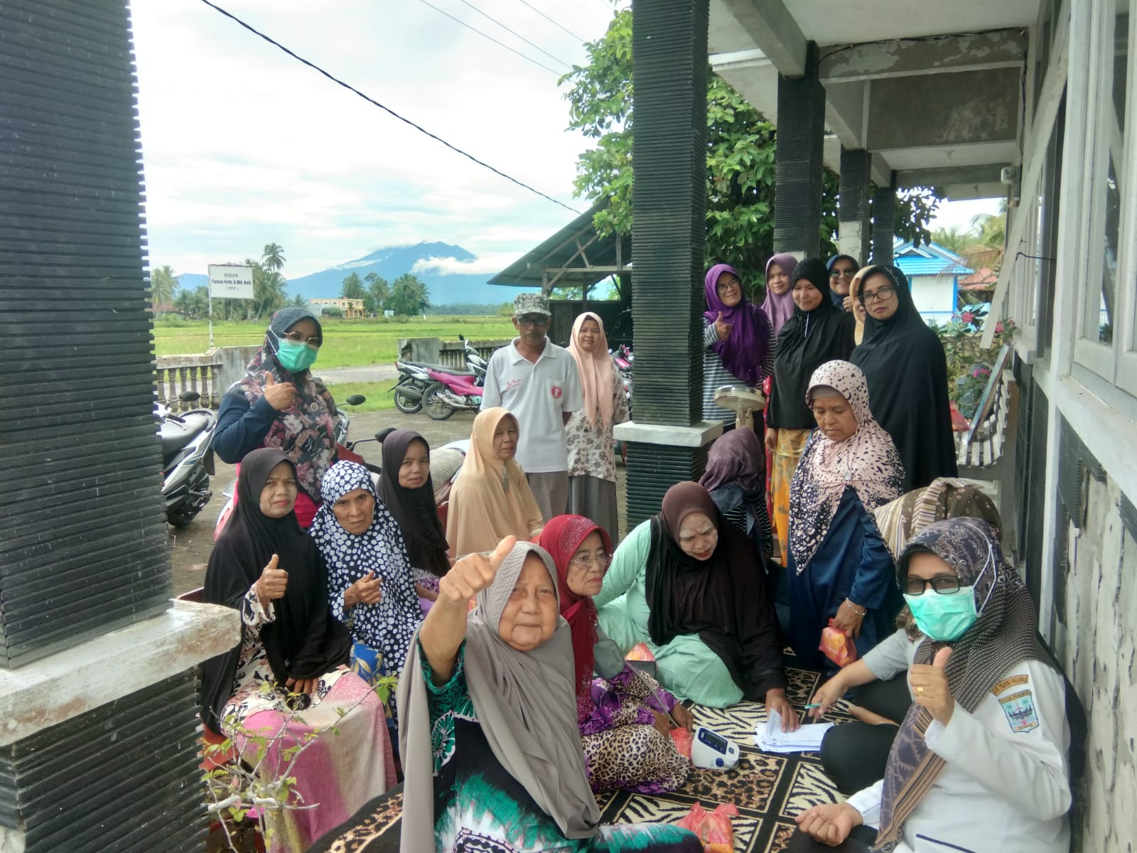 Pelaksanaan Posbindu di Pautan Kabau Wilayah Kerja Puskesmas Pauh Kambar